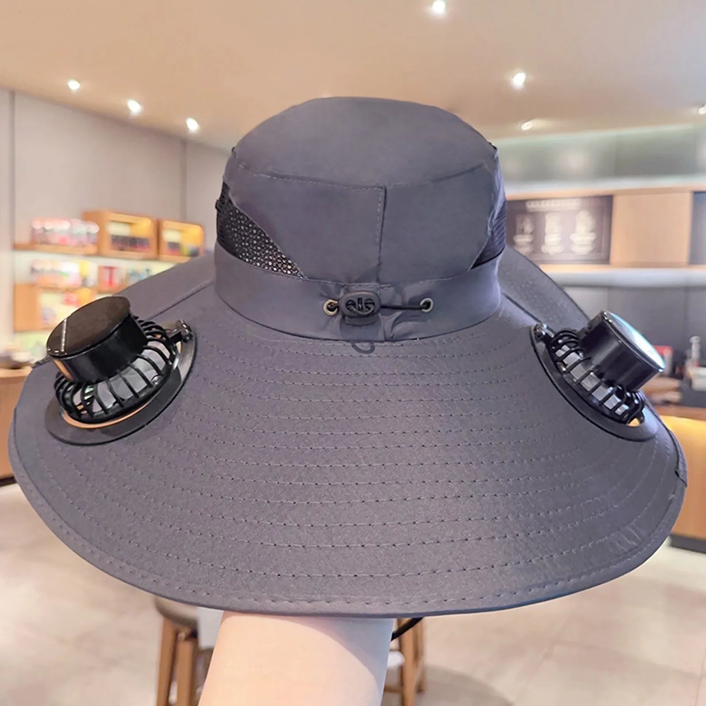 Hat with Fans Solar Power, Solar Fan Hat for Men Women