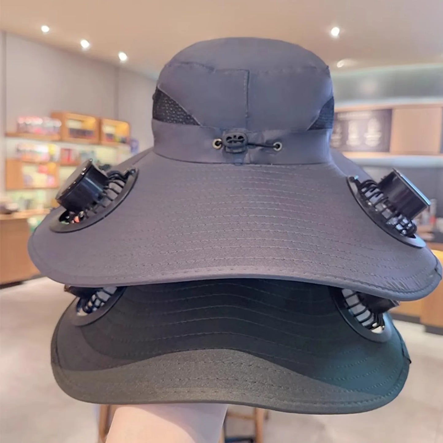 Hat with Fans Solar Power, Solar Fan Hat for Men Women