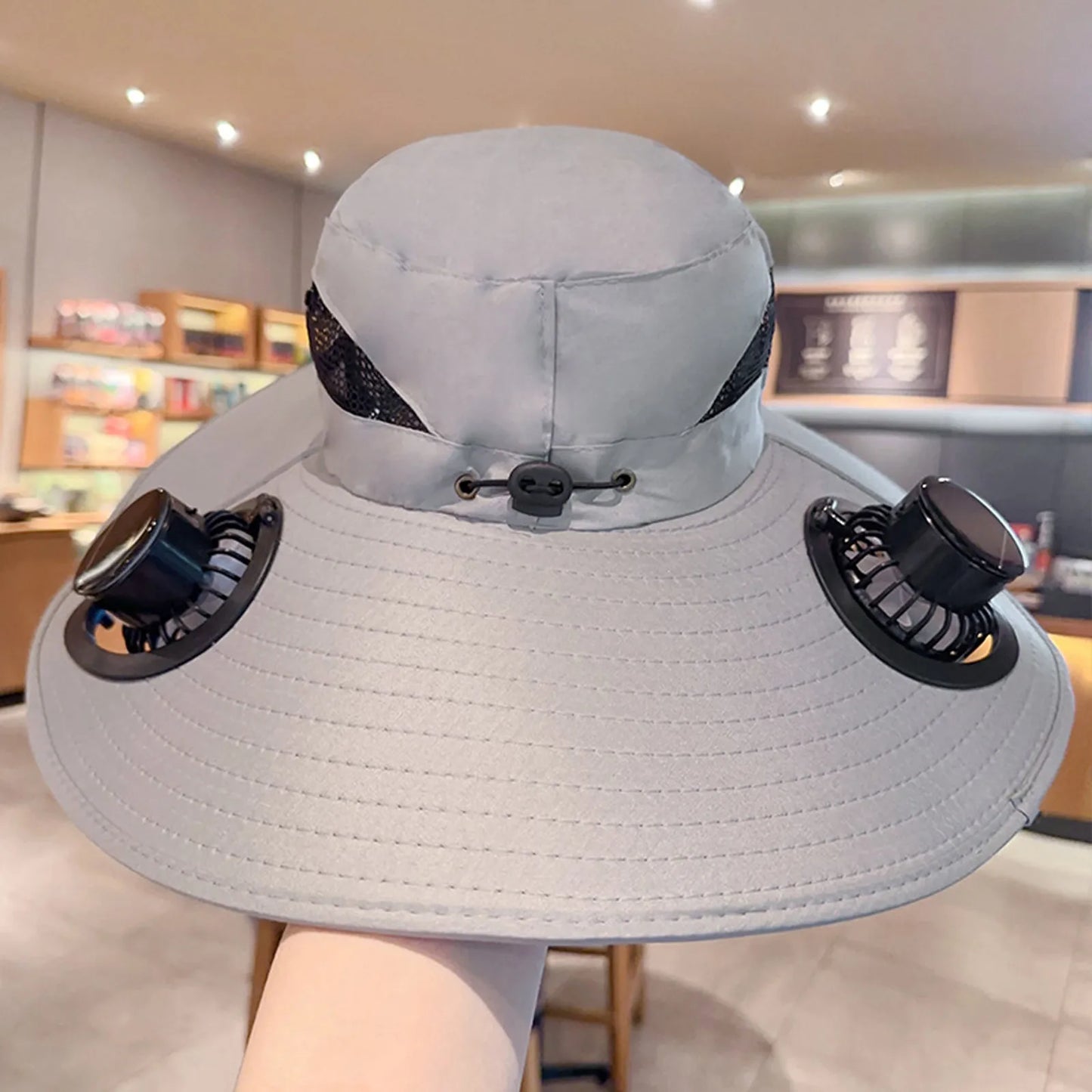 Hat with Fans Solar Power, Solar Fan Hat for Men Women