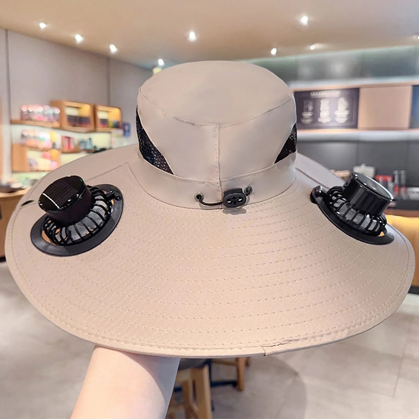 Hat with Fans Solar Power, Solar Fan Hat for Men Women