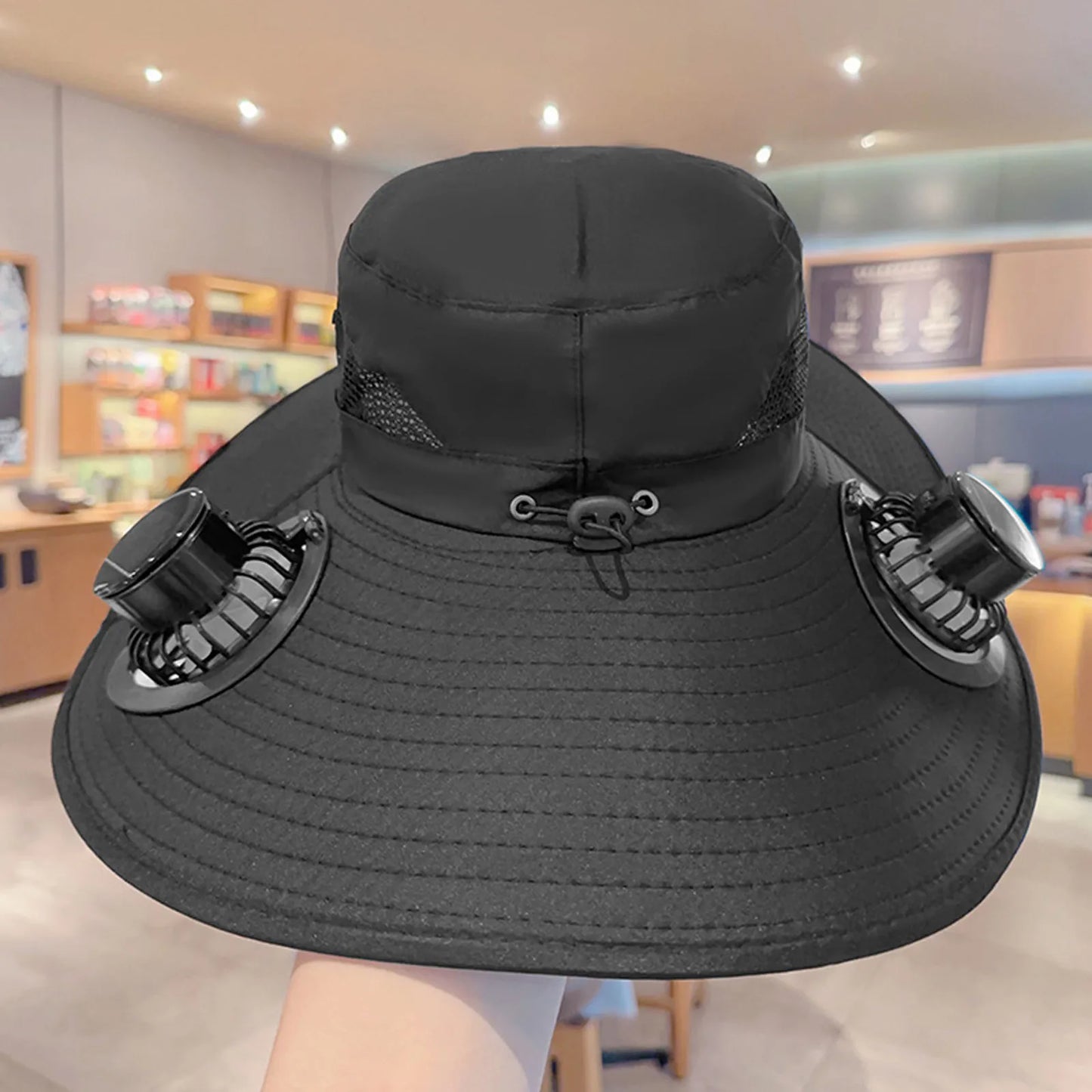 Hat with Fans Solar Power, Solar Fan Hat for Men Women